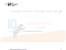 Tablet Screenshot of dasschwarzeschaf.com
